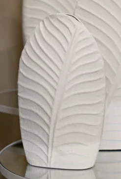 Vase Dune effet Sable surface Feuillue