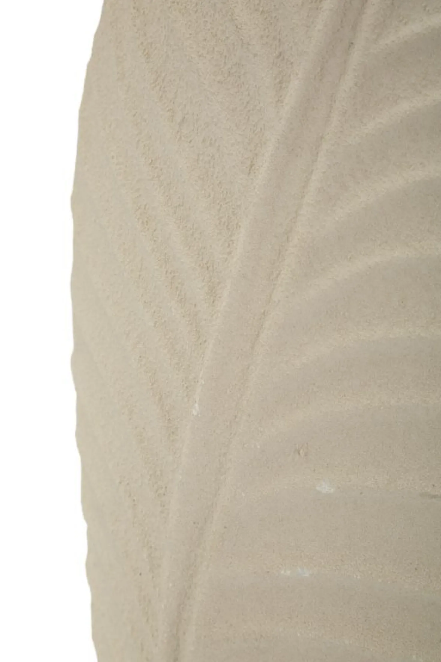 Vase Dune effet Sable surface Feuillue