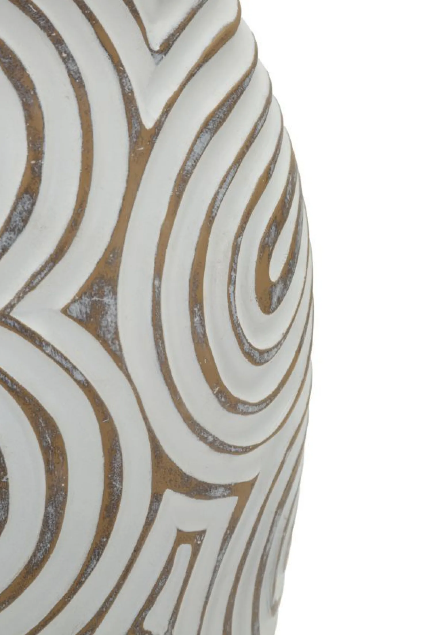 Vase en résine Oblix décorations en spirale