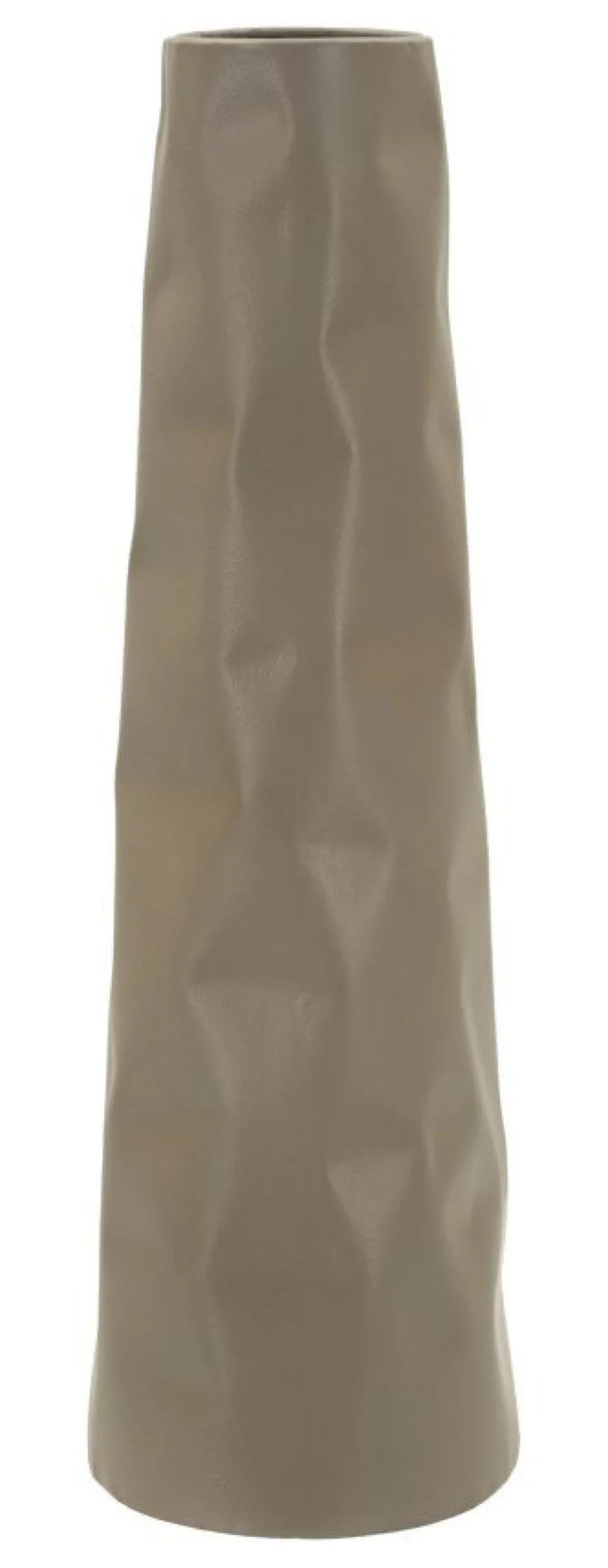 Vase moderne irrégulier Norimberga finition beige