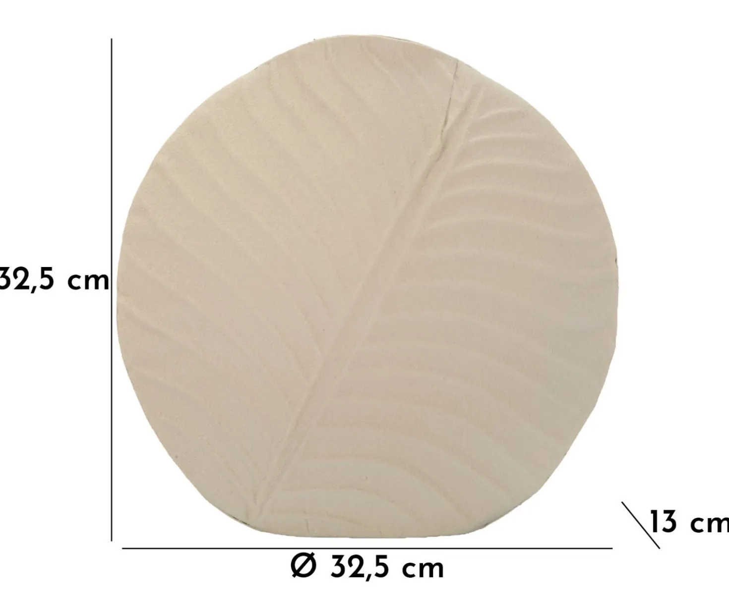 Vase rond effet sable