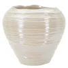 Vase rond Perly finition nacrée