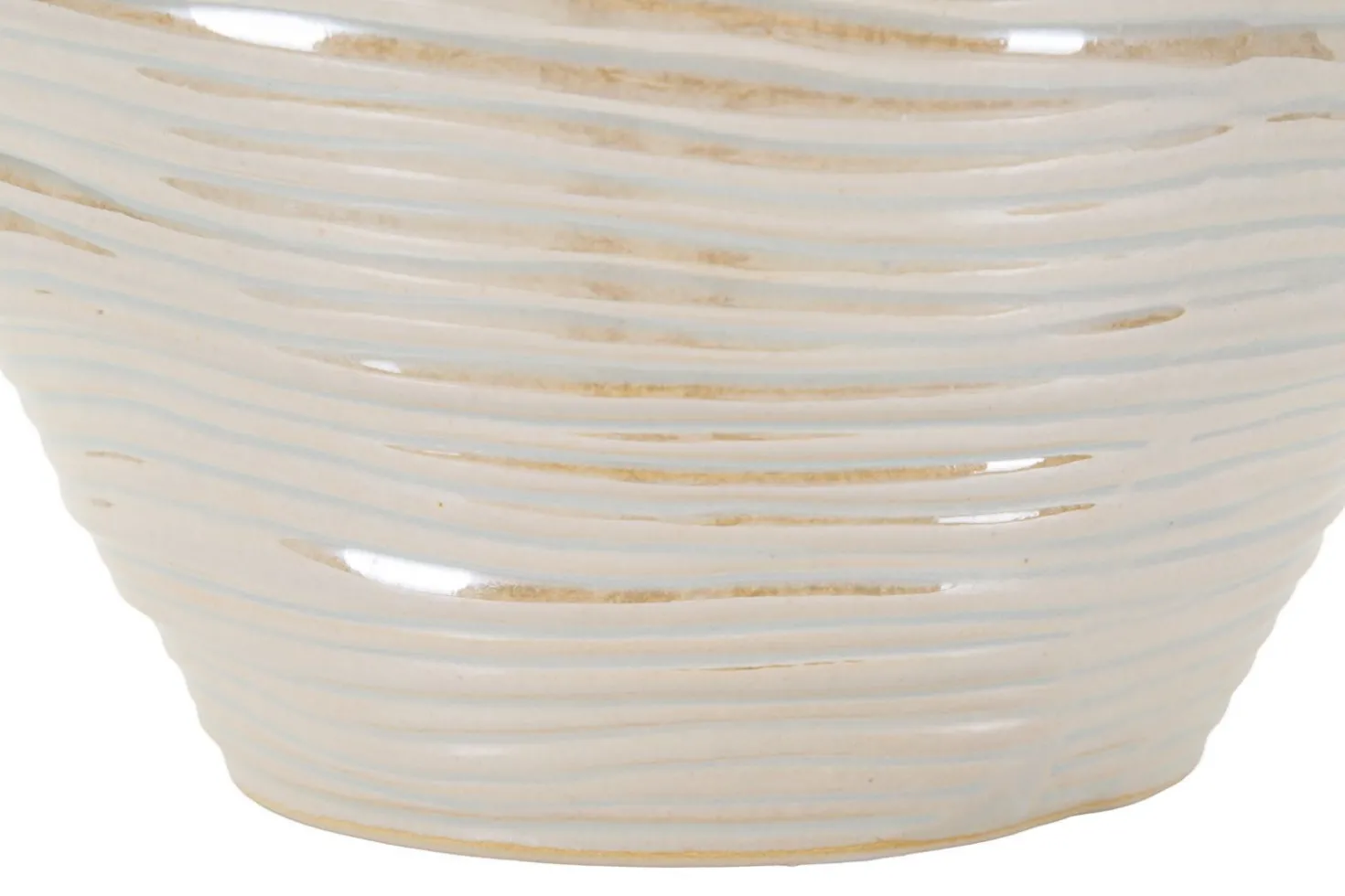Vase rond Perly finition nacrée
