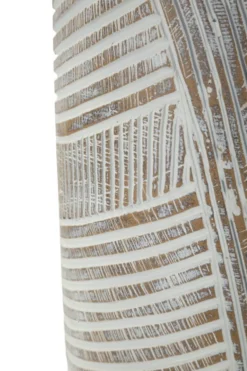 Vase Woodey Résine effet Bois
