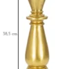 Évêque d'échecs Polyrésine Doré décorations Noires